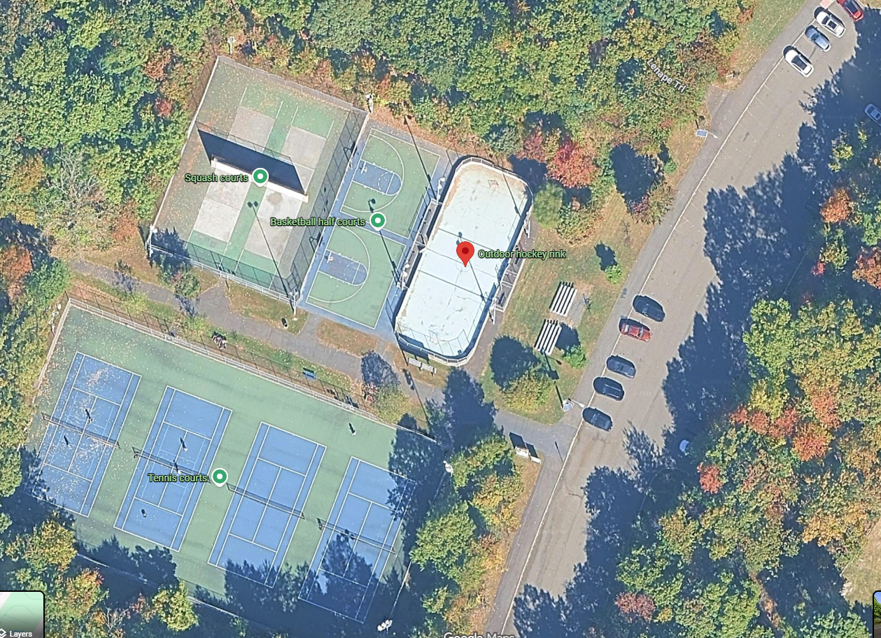 O'Connor Park hockey rink overview